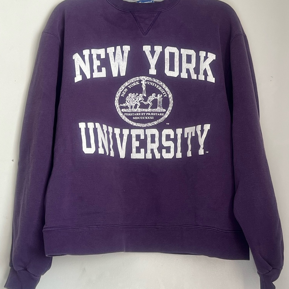 New York University Champion Sweatshirt